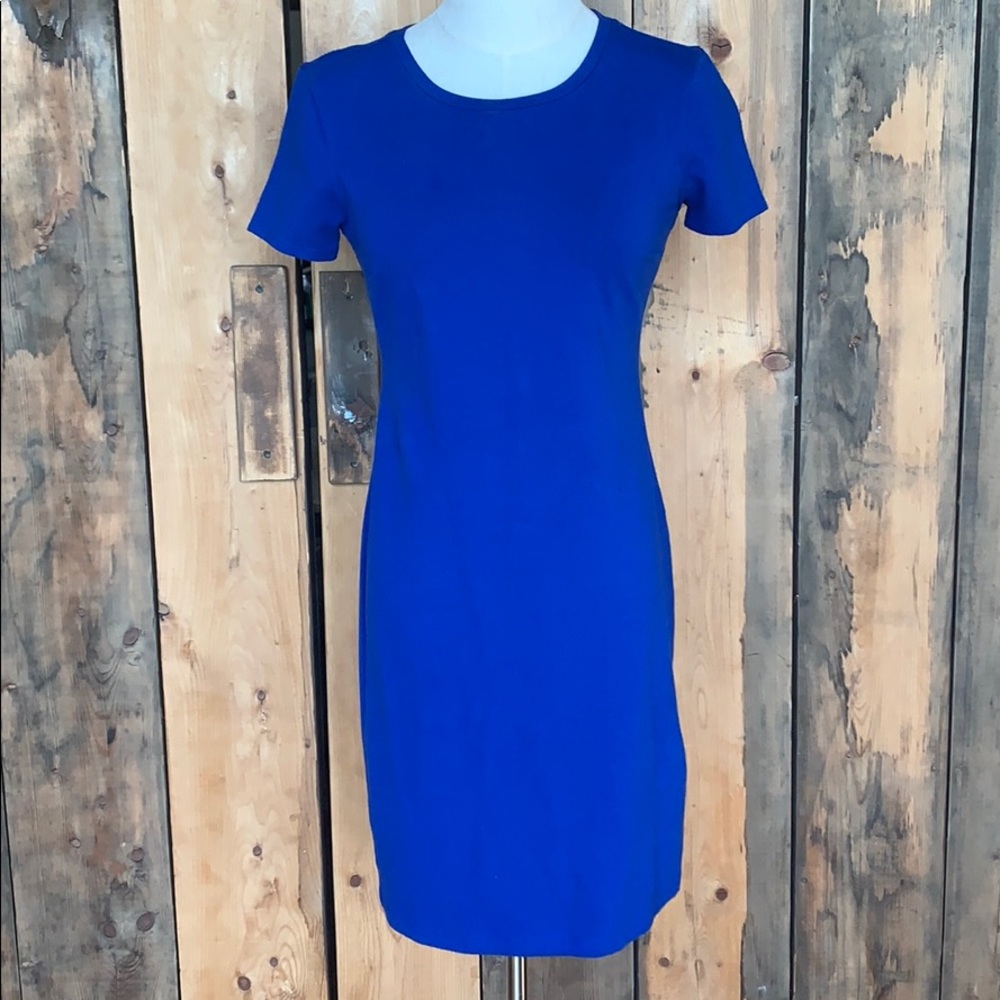 Royal Blue T Shirt Dress size XS